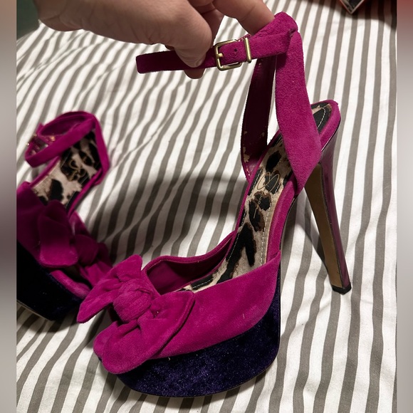 JESSICA SIMPSON PLATFORM HEELED SANDALS, SIZE 9/39 - Picture 4 of 6